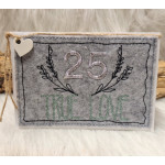 Stickdatei - ITH Postkarte True Love Hochzeit Silberhochzeit Goldhochzeit Jubiläum